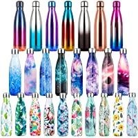 lalafancy Botella de Agua Acero Inoxidable 350ml-500ml-750ml- Aislamiento de Vacío de Doble Pared- Botella Termica de…